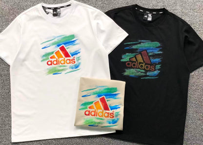 Camiseta Adidas Brush Stroke Color Logo