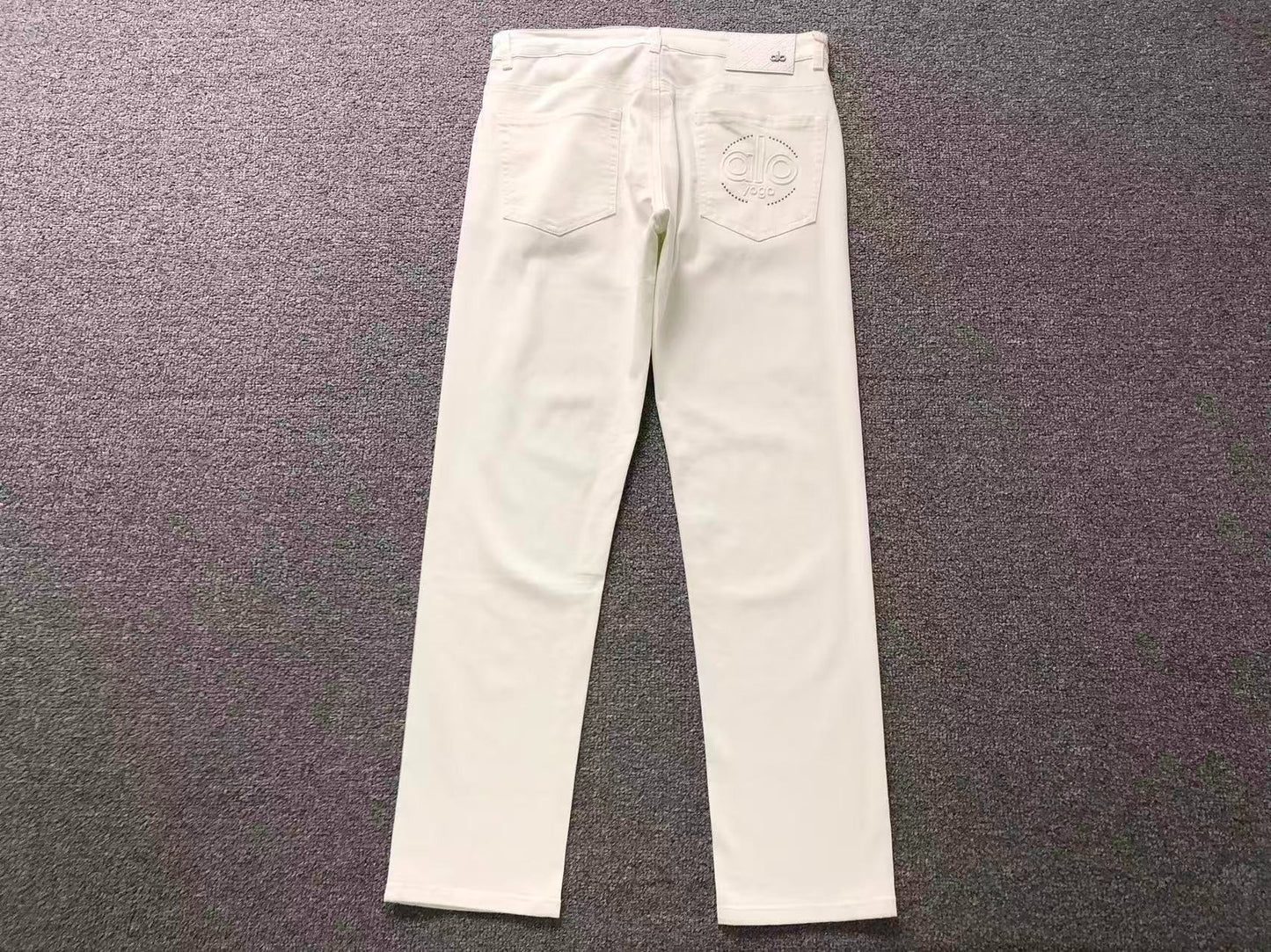Calça ALO jeans reta branco