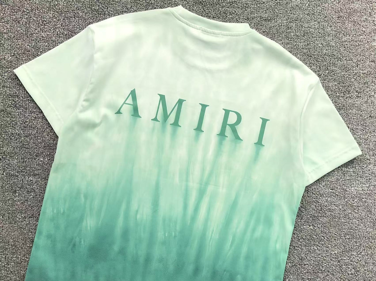 Camiseta AMIRI Emerald Fade Logo