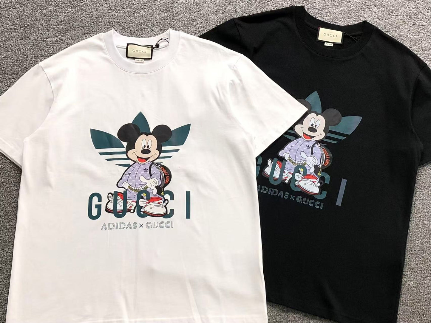 Camiseta Adidas x Gucci Mickey Collab Cartoon
