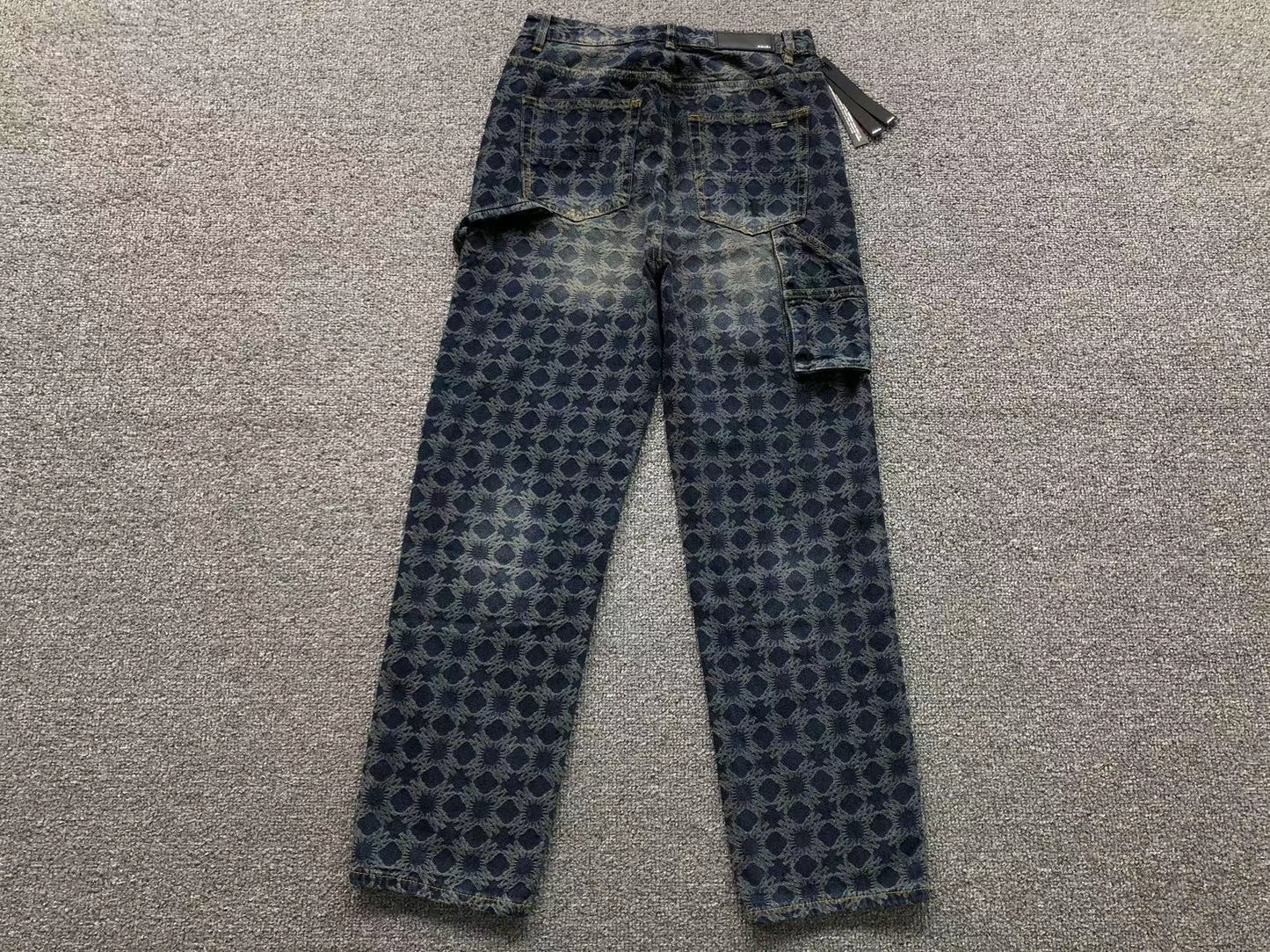 Calça AMIRI Monogram Cargo Denim