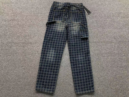Calça AMIRI Monogram Cargo Denim