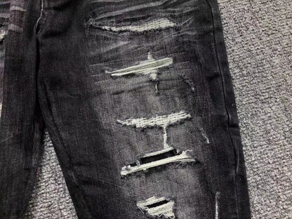 Calça Jeans AMIRI Distressed Black