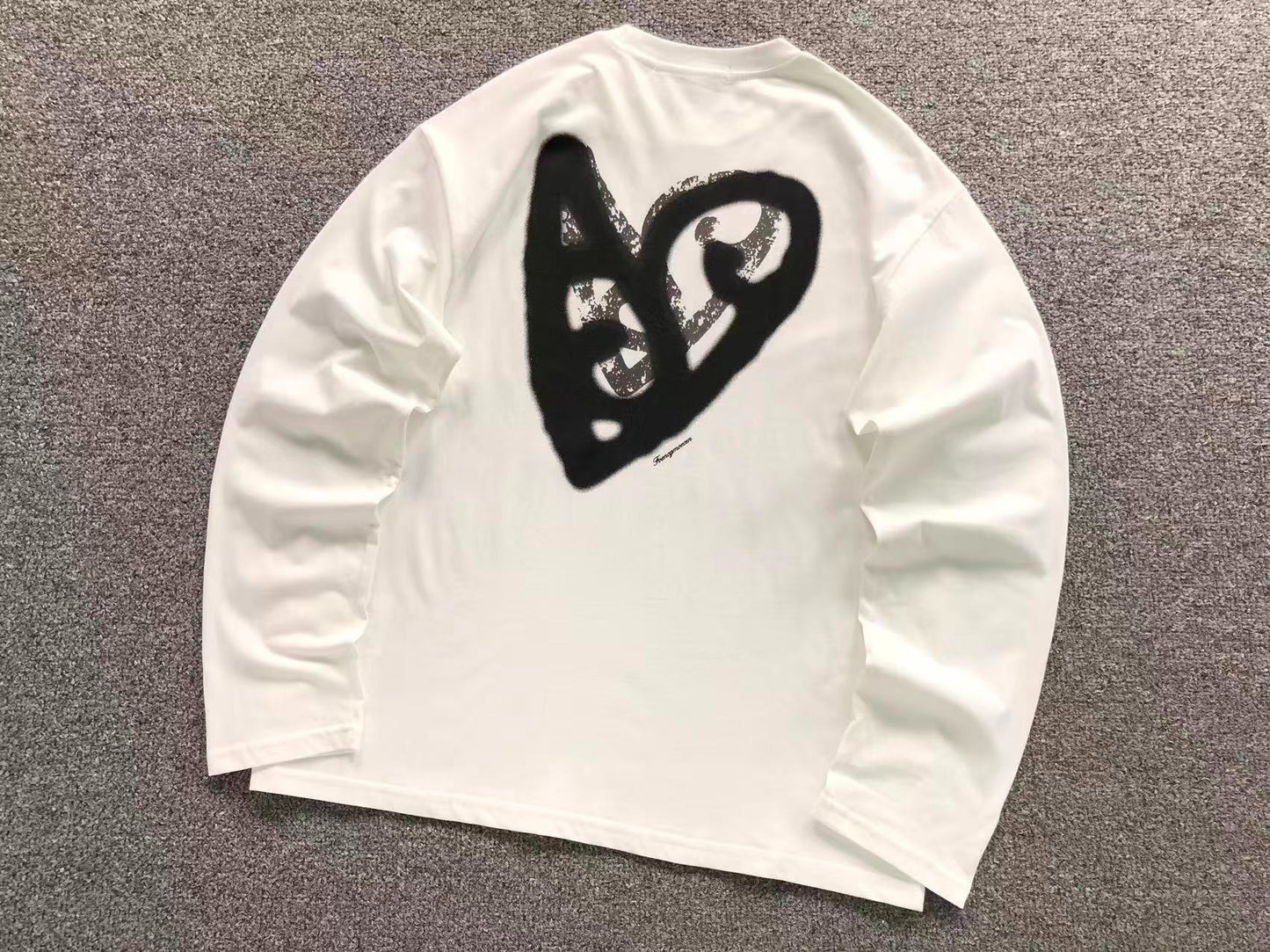 Camiseta Acne Studios Spray Heart