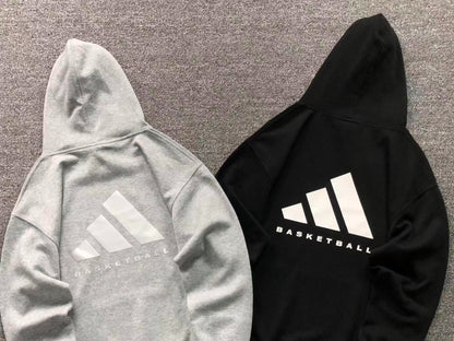 Moletom Adidas Basketball Back Logo Hoodie