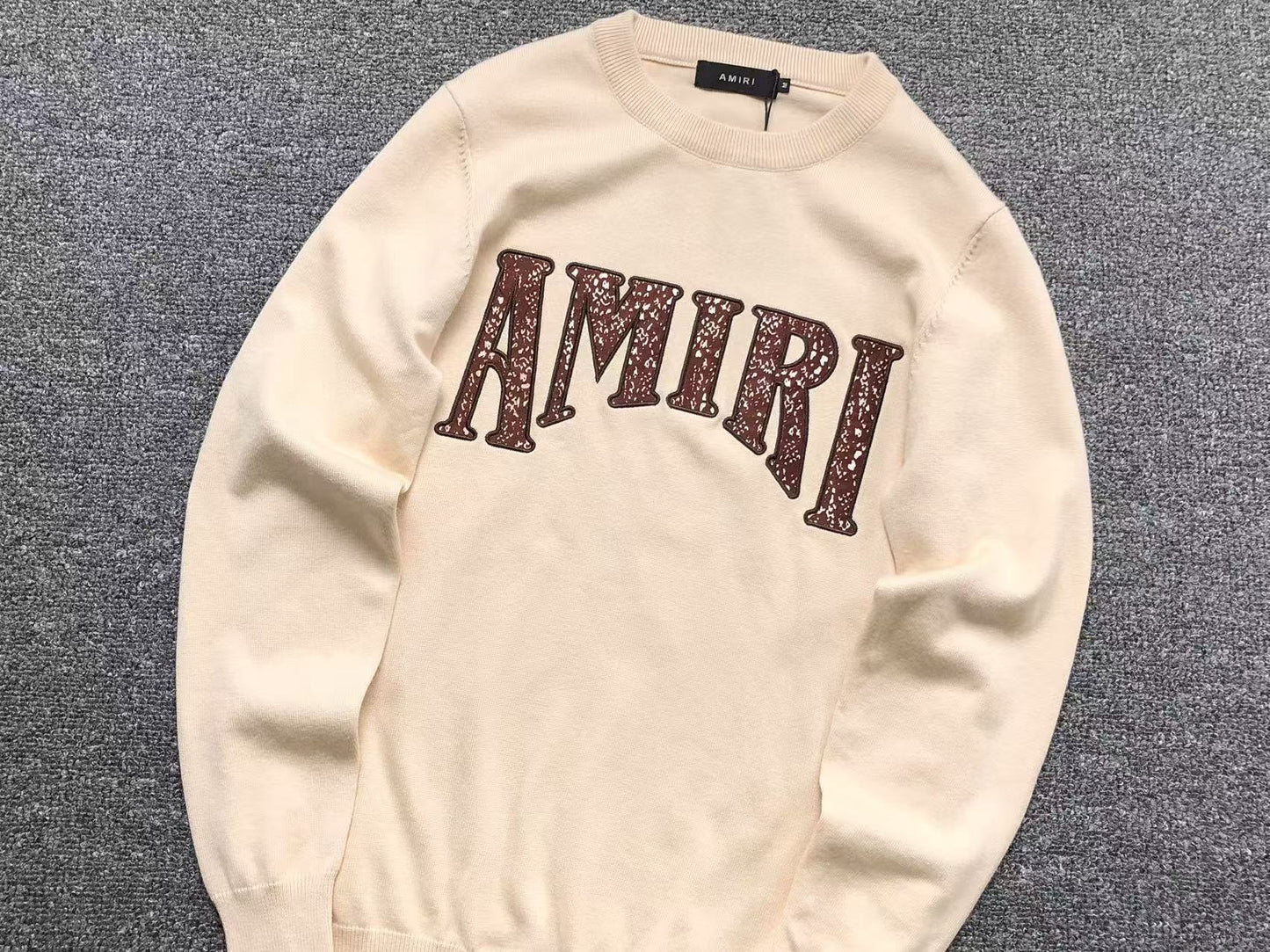 Suéter AMIRI Textured Logo