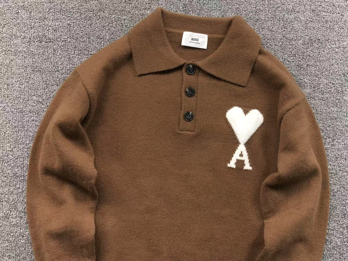 Suéter AMI Paris Polo Knit Essential