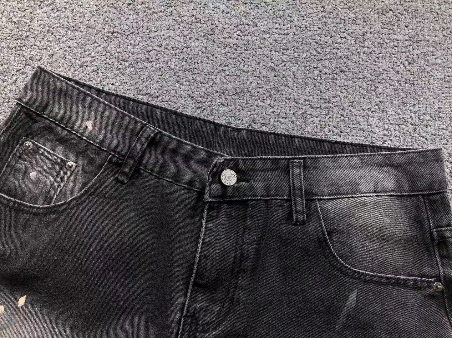 Calça Acne Studios Paintstorm Wide Jeans