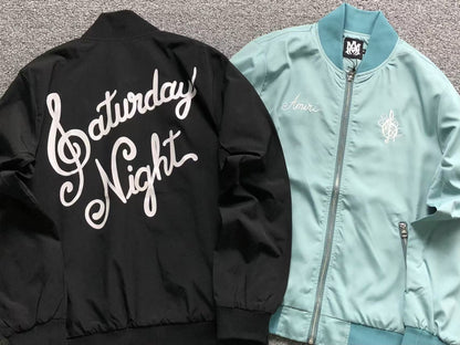 Jaqueta AMIRI Saturday Night Bomber
