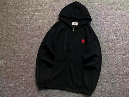 Moletom AMI Paris com Zíper Logo Coração Paris