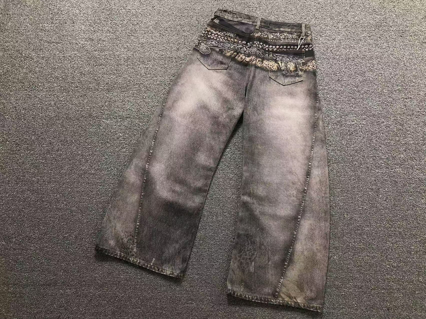 Calça Acne Studios Paisley Archive Denim