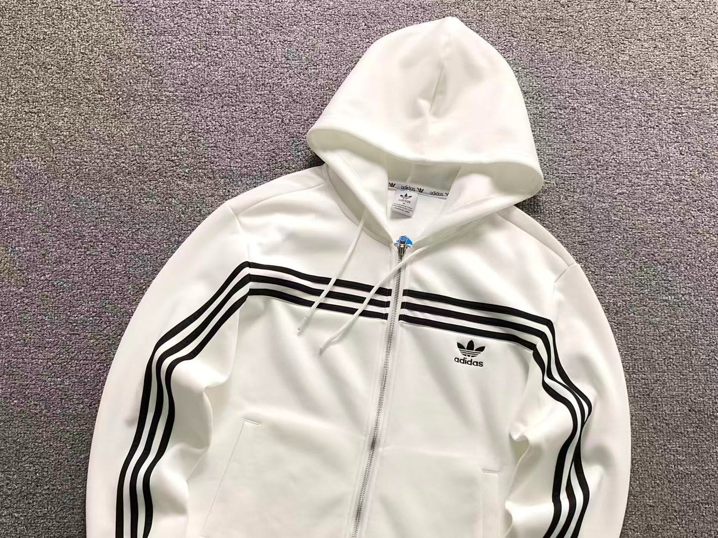 Moletom Adidas Originals 3-Stripes Classic Zip Hoodie