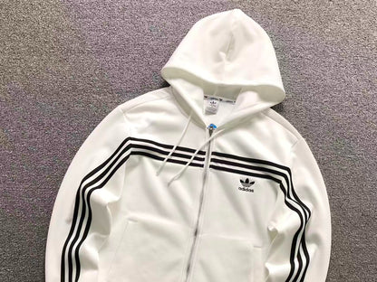Moletom Adidas Originals 3-Stripes Classic Zip Hoodie