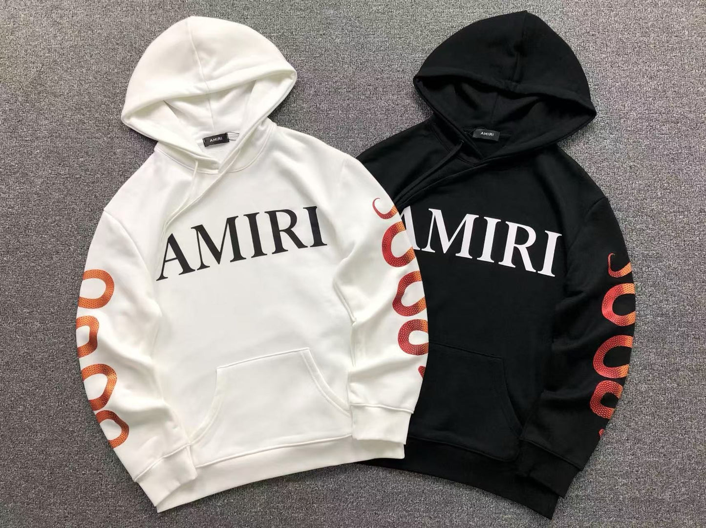 Moletom AMIRI Serpent Sleeve Logo Hoodie