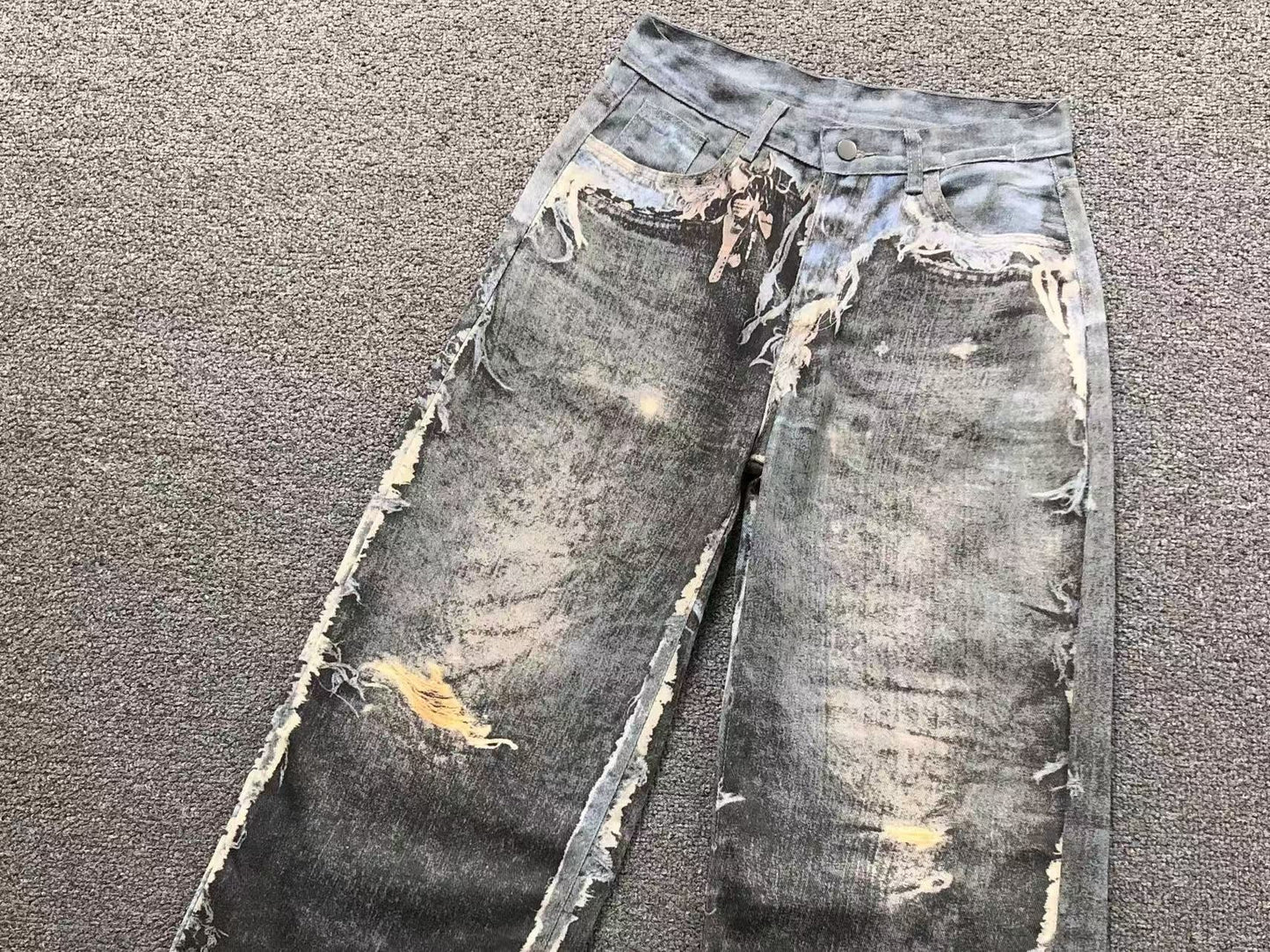 Calça Acne Studios Heavy Distressed Jeans