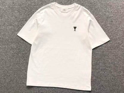 Camiseta AMI Paris Mini Heart Logo Minimal