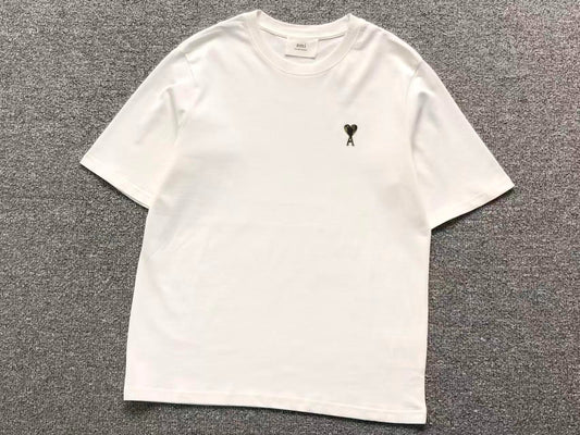 Camiseta AMI Paris Mini Heart Logo Minimal