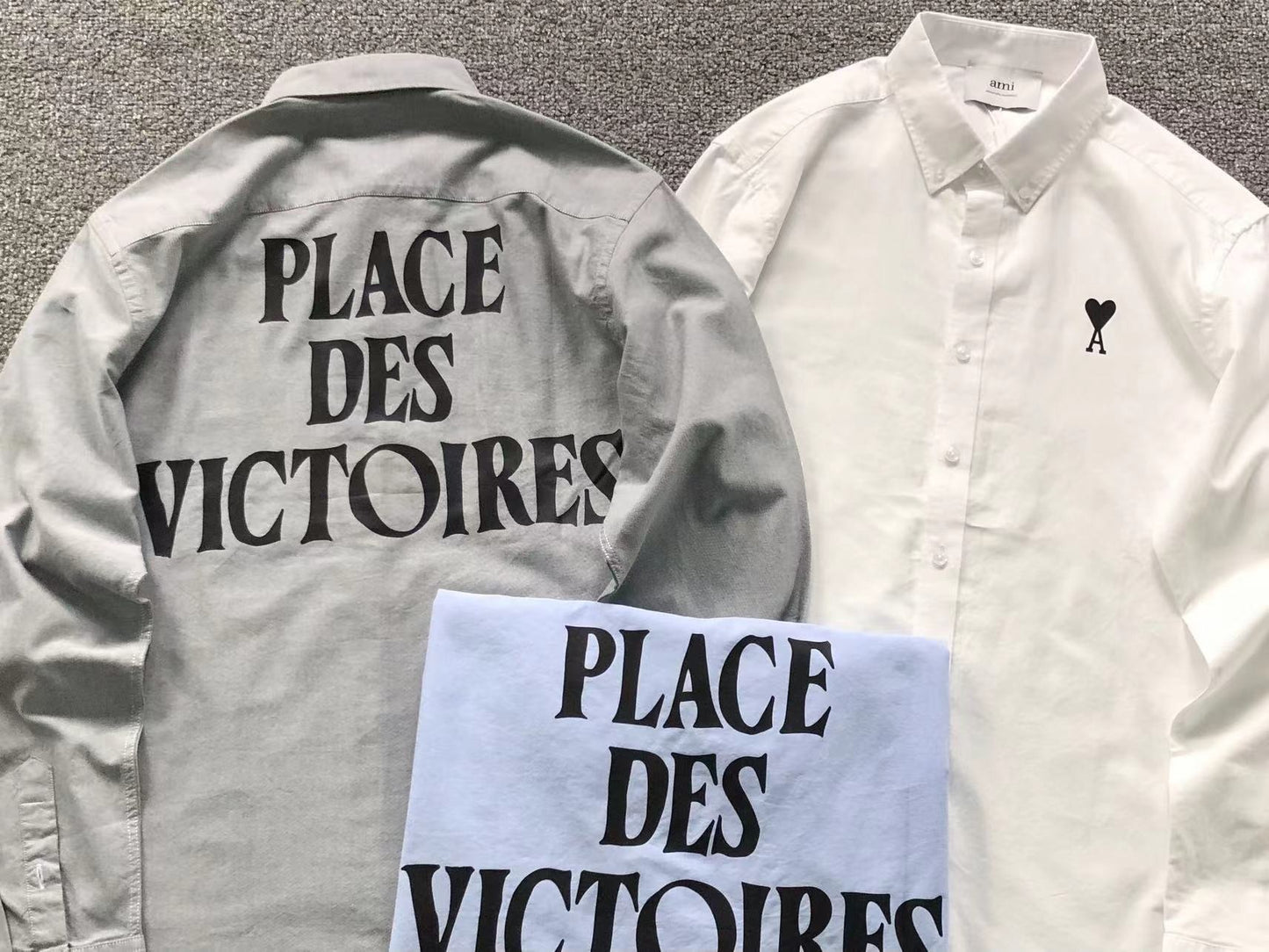 Camisa AMI Paris Place Des Victoires Overshirt