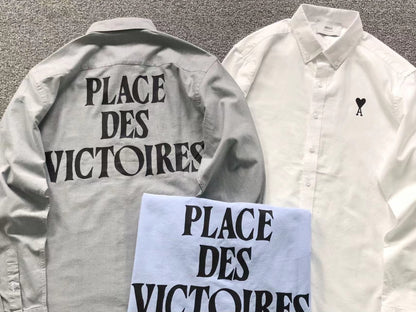 Camisa AMI Paris Place Des Victoires Overshirt