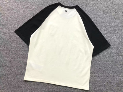 Camiseta AMI Paris Raglan Patch Logo