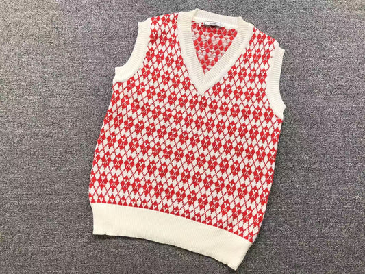 Suéter Colete AMI Paris Pattern Knit