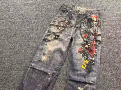 Calça Acne Studios Trashcore Accessory Jeans
