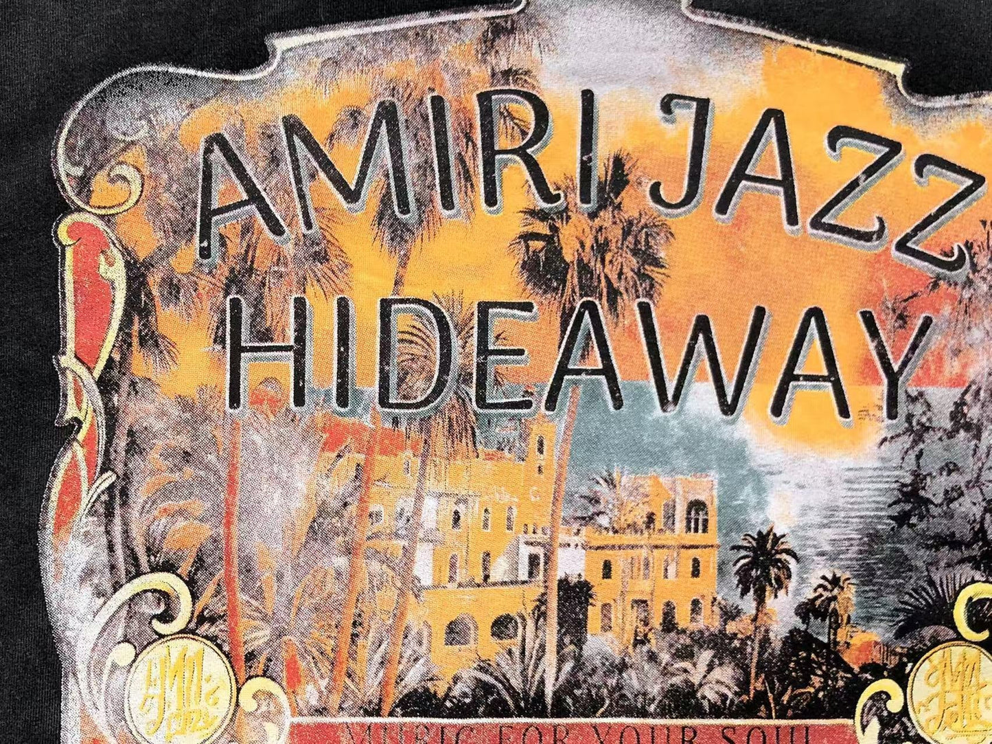 Camiseta AMIRI Jazz Hideaway Vintage