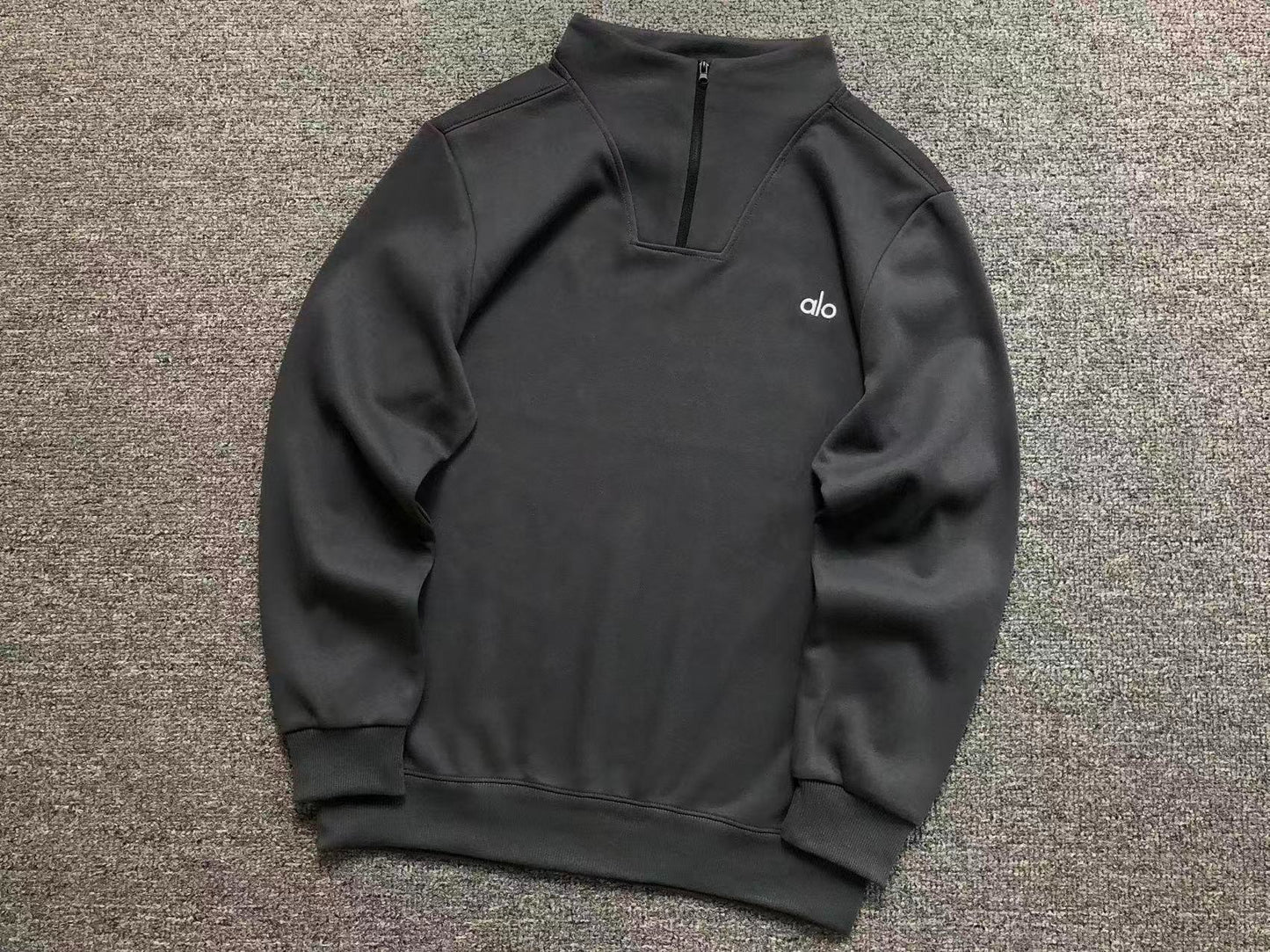 Moletom ALO half zip gola alta
