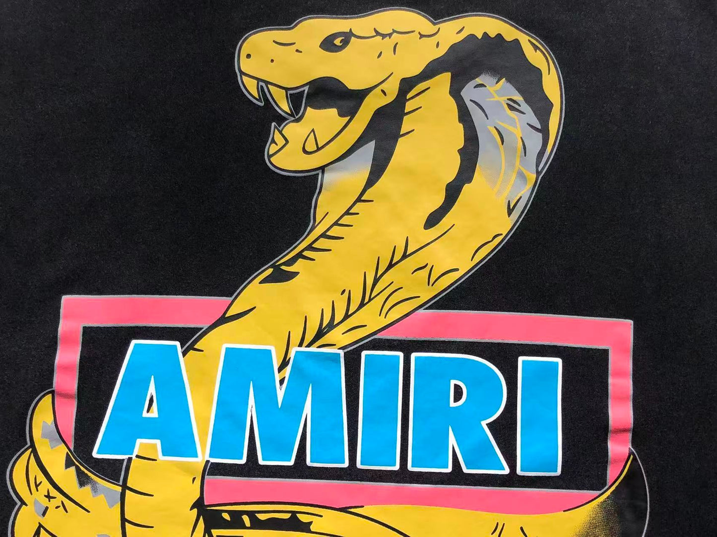 Camiseta AMIRI Neon Snake