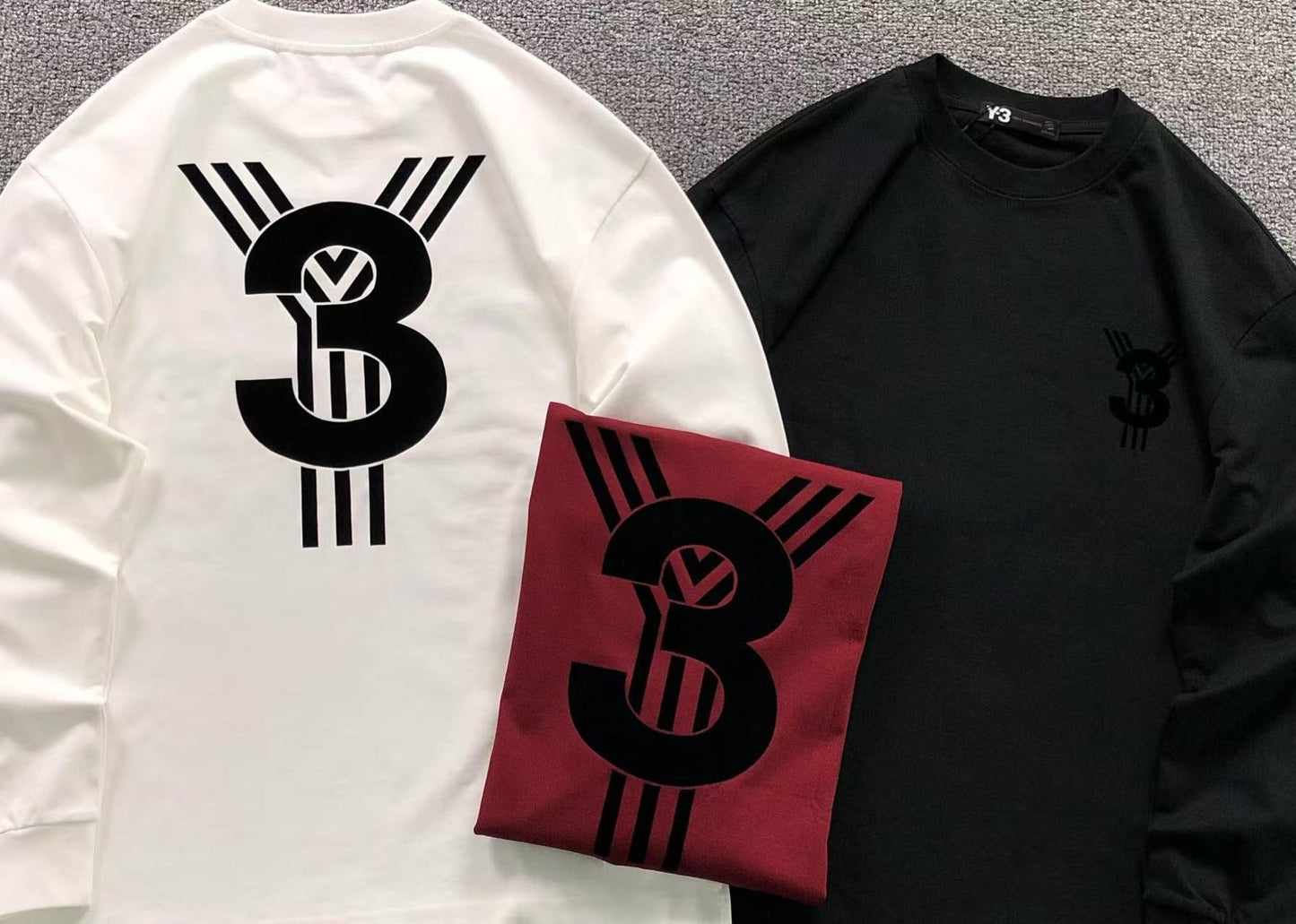 Camiseta Adidas Y-3 Big Logo LS