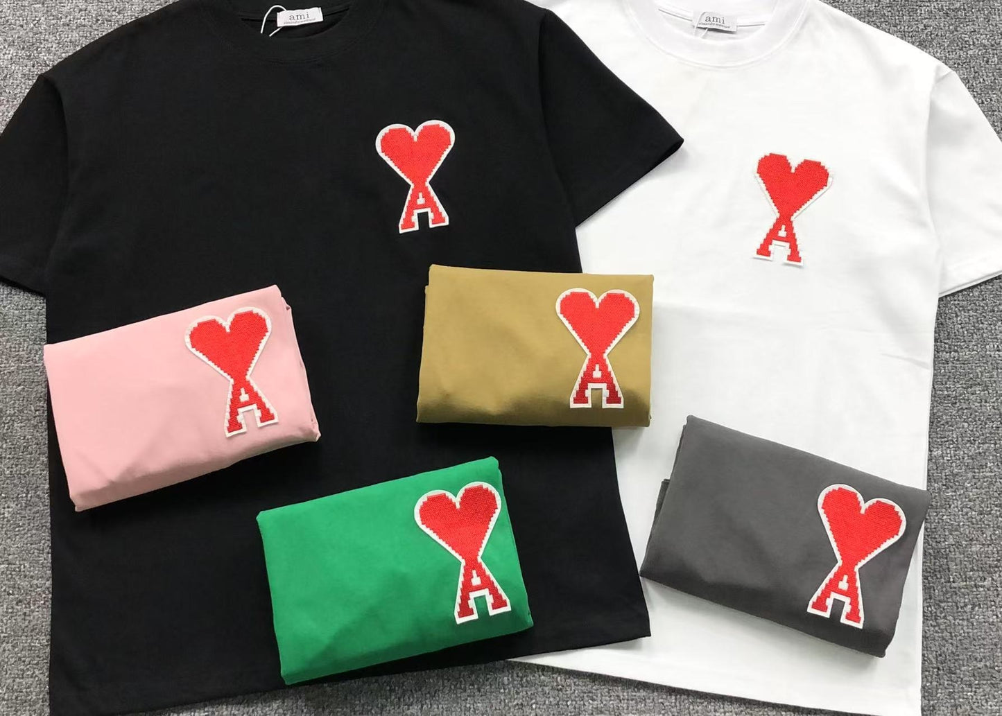 Camiseta AMI Paris Big Heart Logo Classic