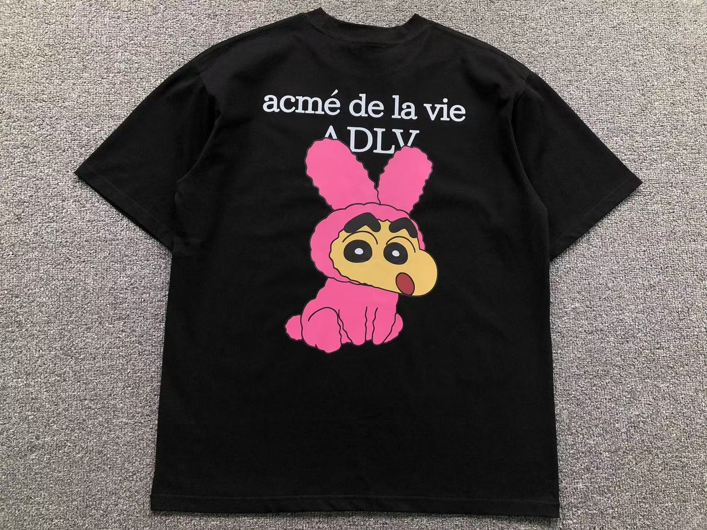 Camiseta ADLV Pink Bunny Cartoon Tee