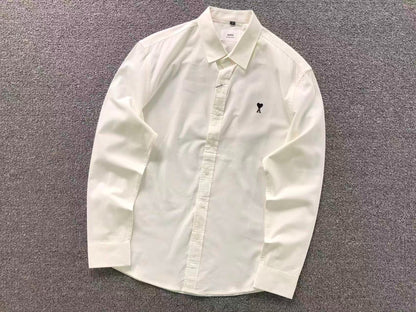 Camisa AMI Paris Heart Logo Classi