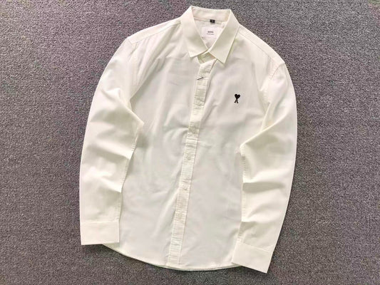 Camisa AMI Paris Heart Logo Classi