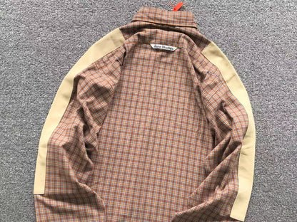 Camisa Acne Studios Plaid Panel Design