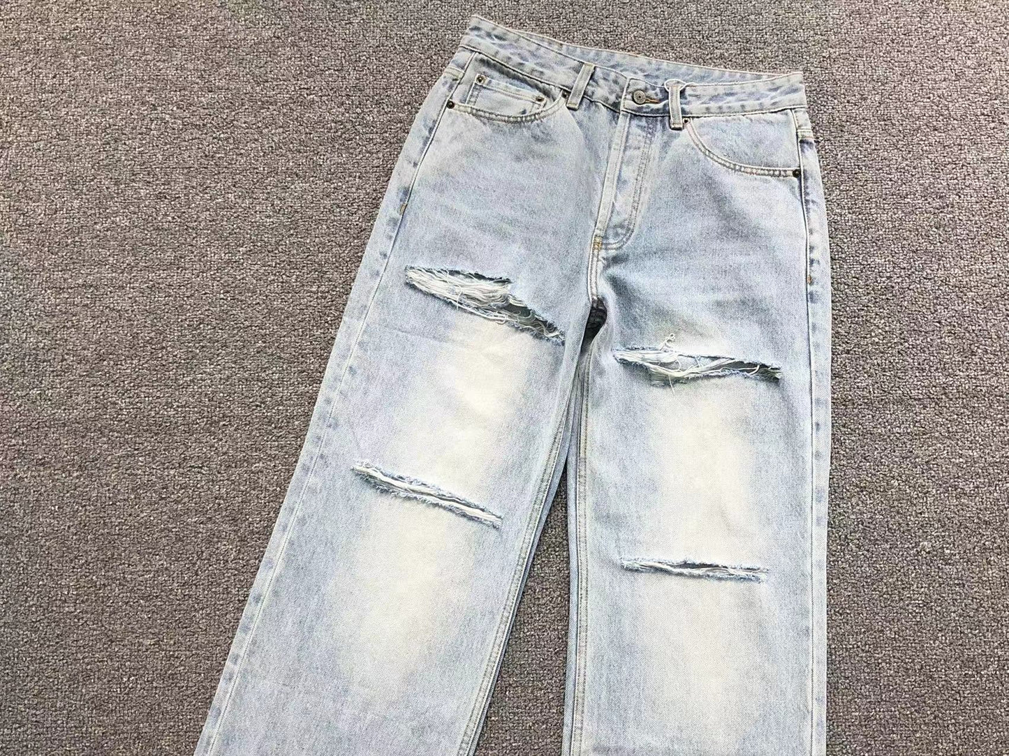 Calça Acne Studios Grunge Cut Jeans