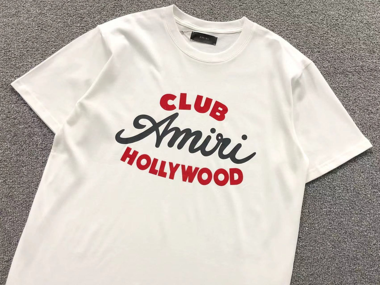 Camiseta AMIRI Club Hollywood Logo