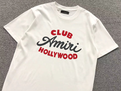 Camiseta AMIRI Club Hollywood Logo