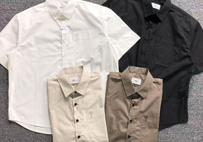 Camisa AMI Paris Heart Logo Pocket Shirt
