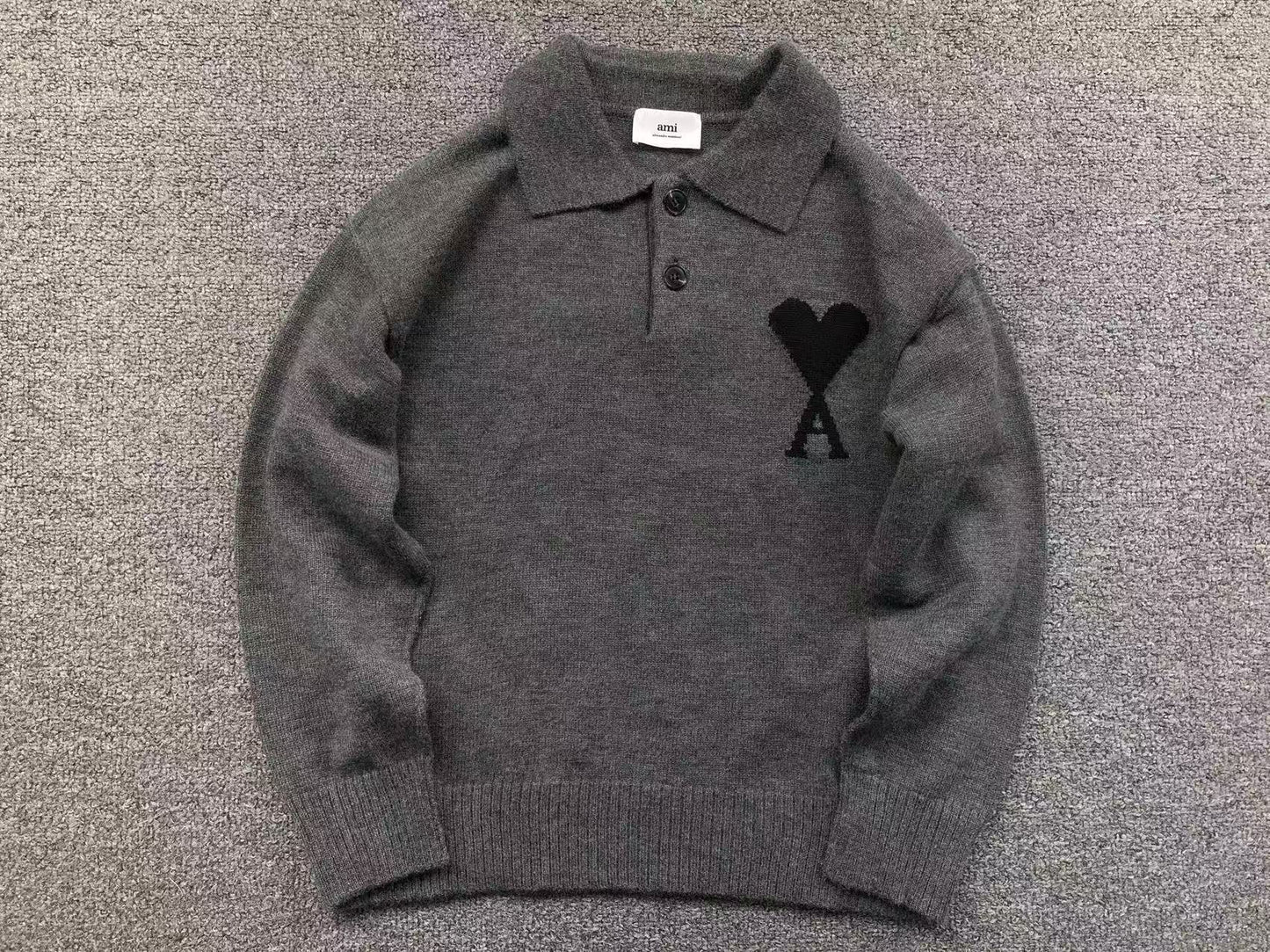 Suéter AMI Paris Polo Knit