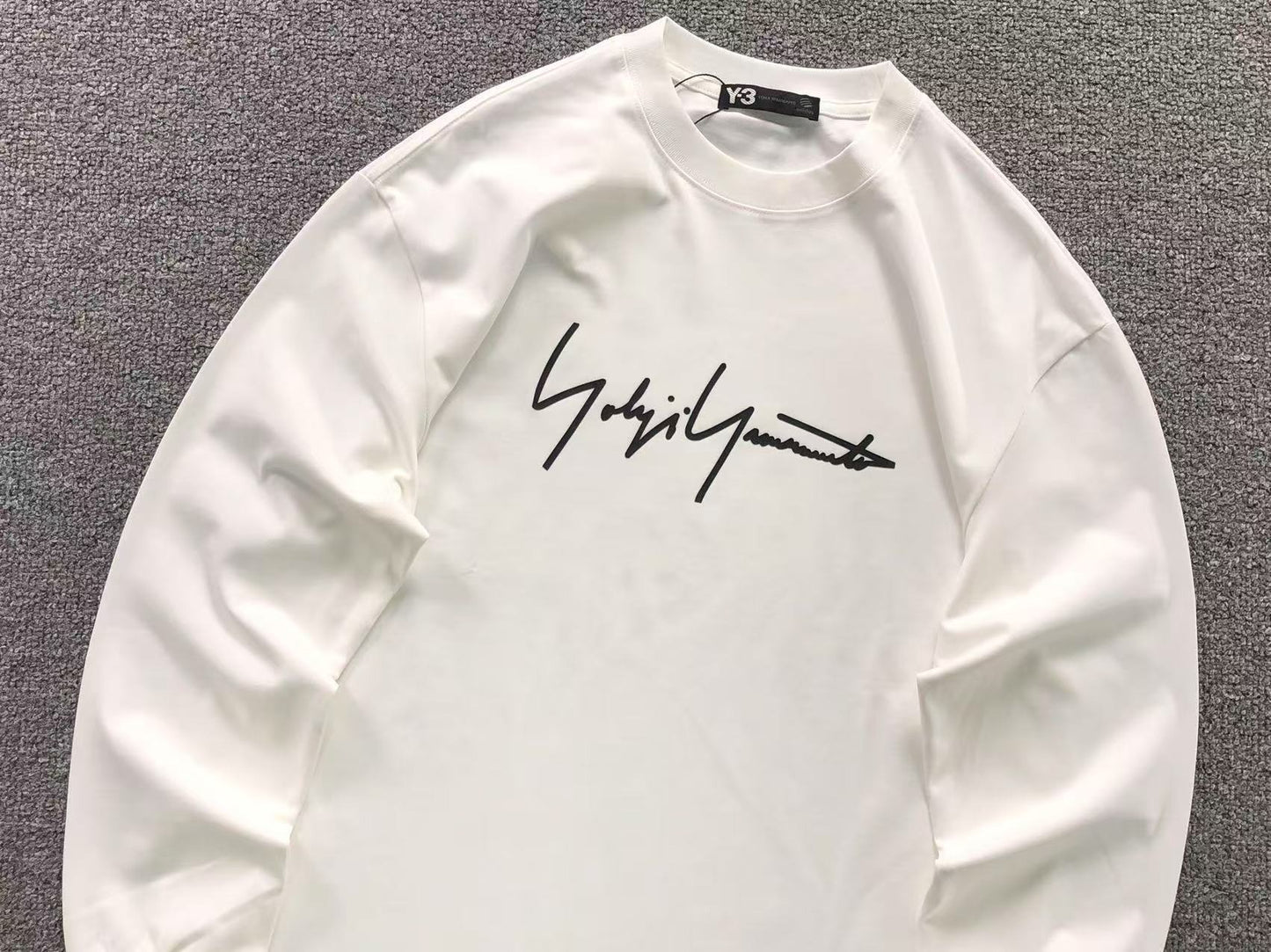 Camiseta Adidas Y-3 Yohji Signature Long Sleeve
