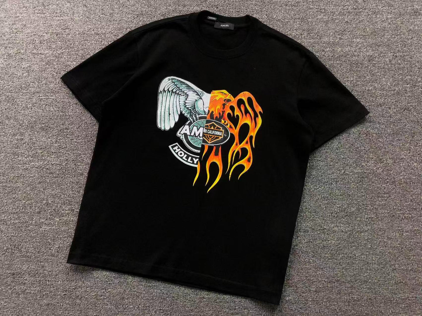 Camiseta AMIRI Flames Wings Hollywood