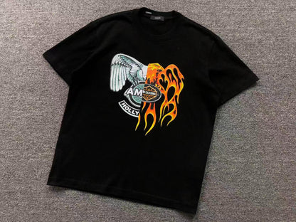 Camiseta AMIRI Flames Wings Hollywood