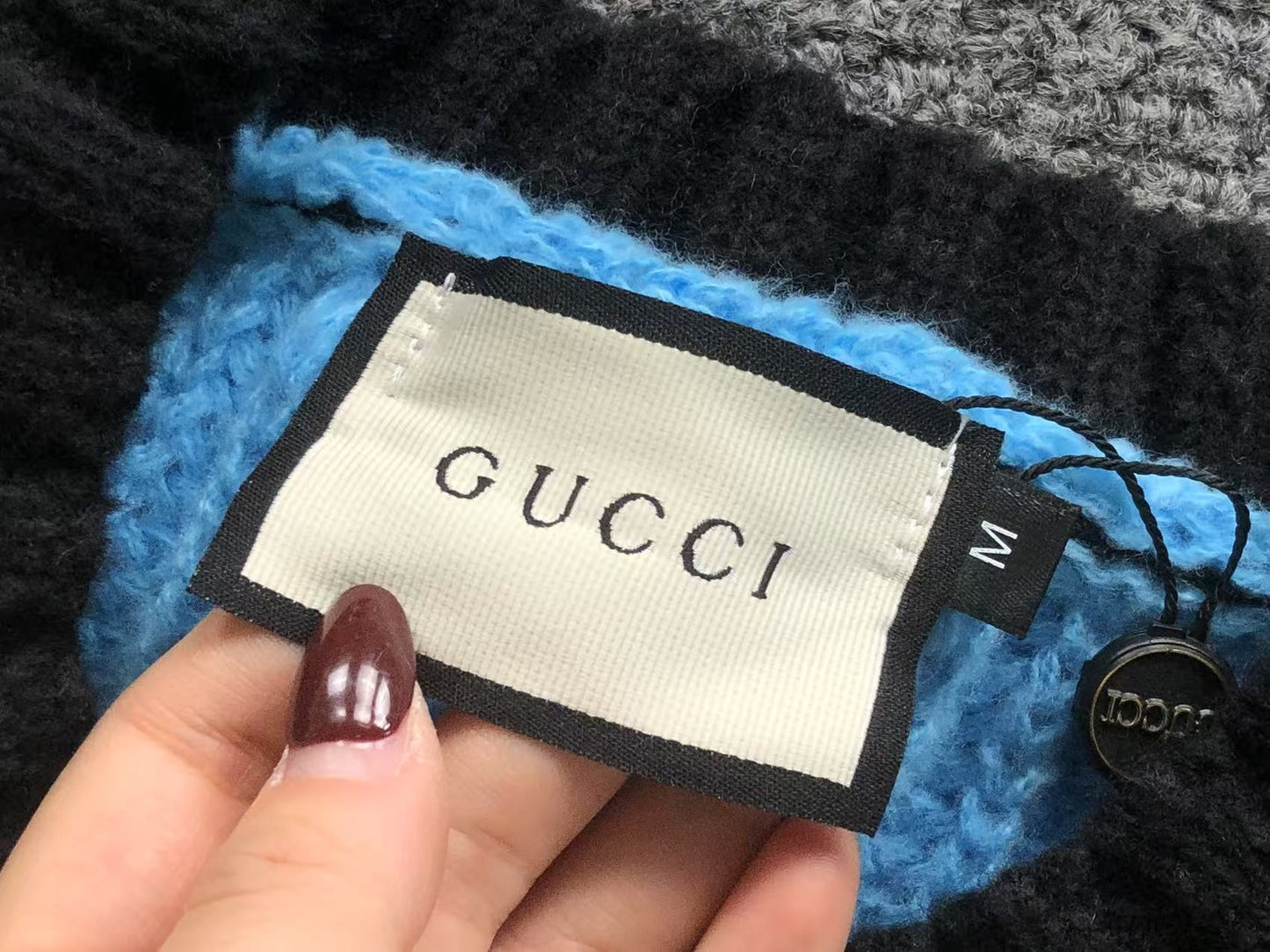 Suéter Adidas x Gucci Vintage Cable Knit Sweater