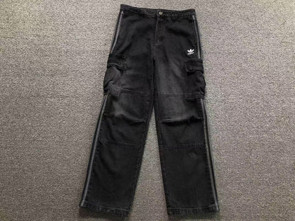 Calça Adidas Utility Cargo Denim 3-Stripes