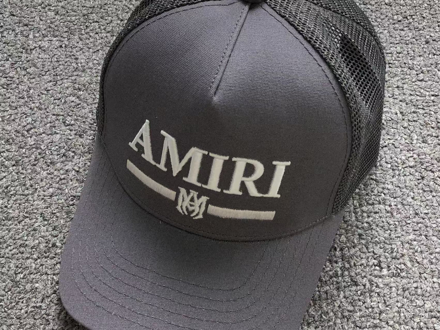 Boné Trucker AMIRI Signature Logo