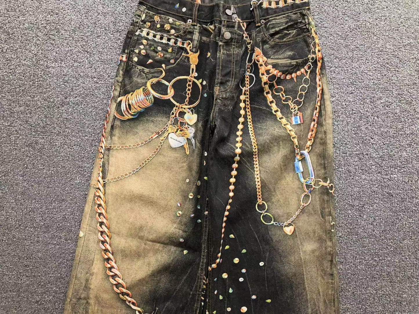 Calça Acne Studios Heavy Accessory Wash