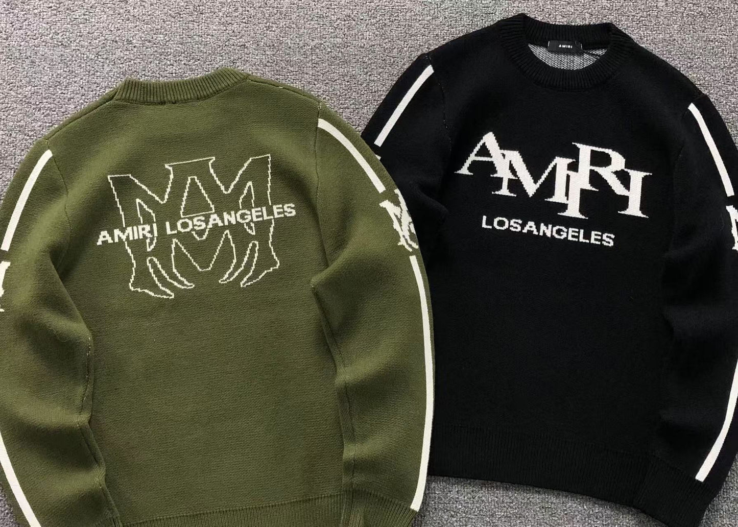 Suéter AMIRI Los Angeles Track Knit