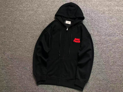 Moletom AMI Paris com Zíper Logo Paris