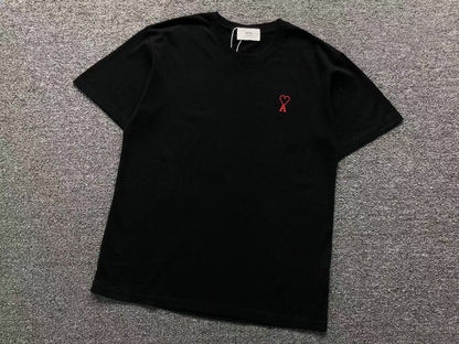 Camiseta AMI Paris Outline Heart Minimal